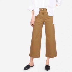 Everlane The Wide Leg Crop in Ochre